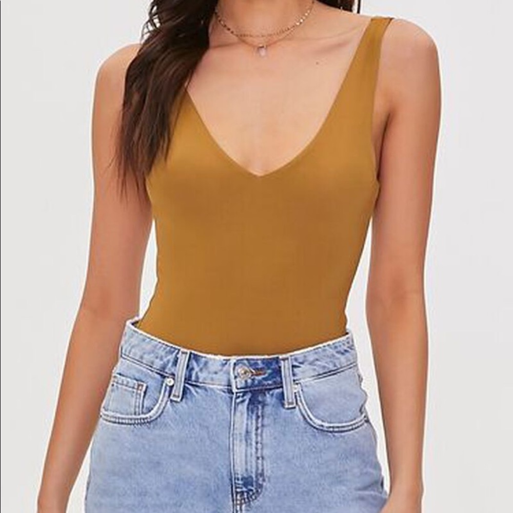 21 saints v neck body suit